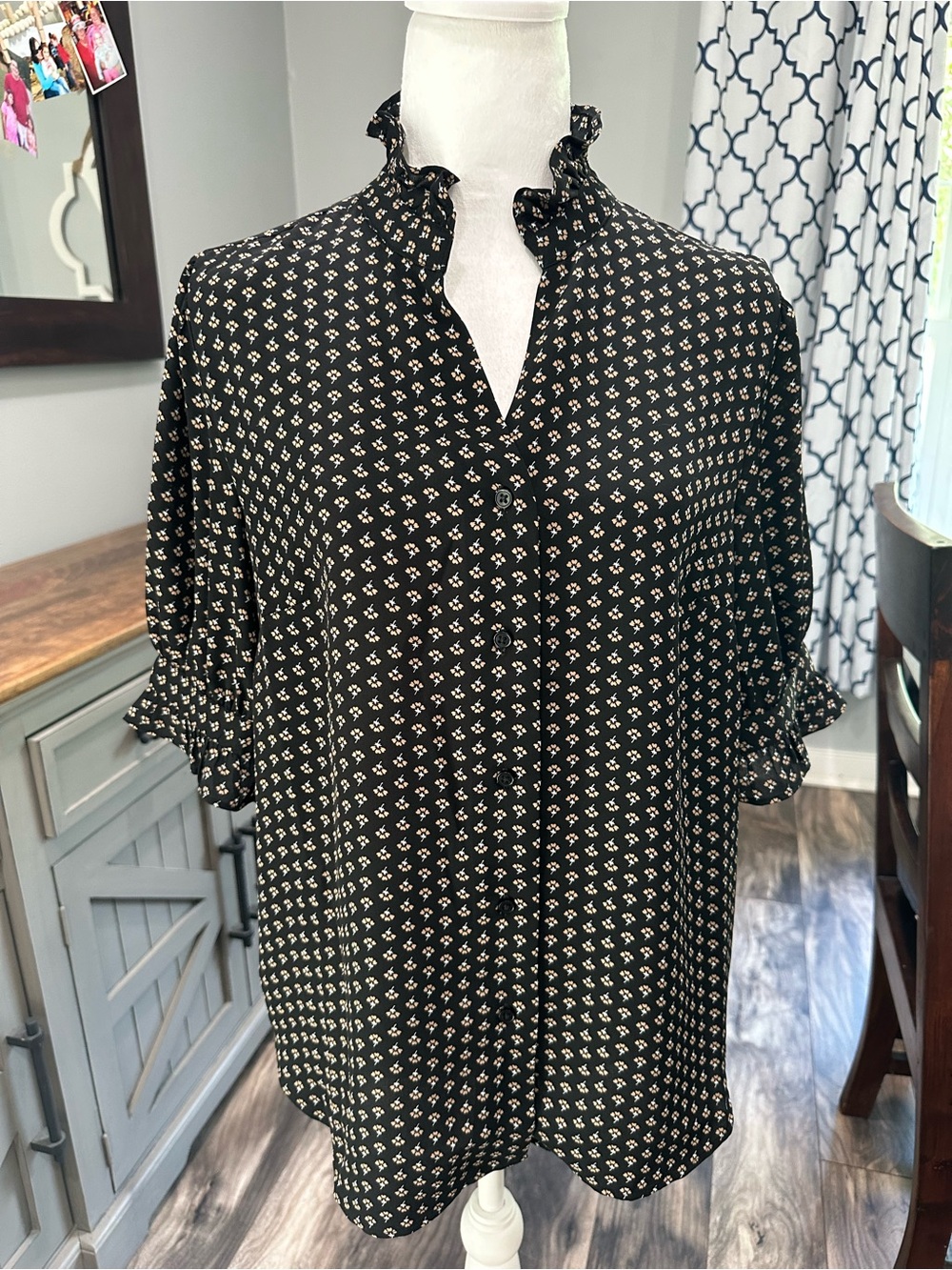 Ann Taylor Ruffle Blouse